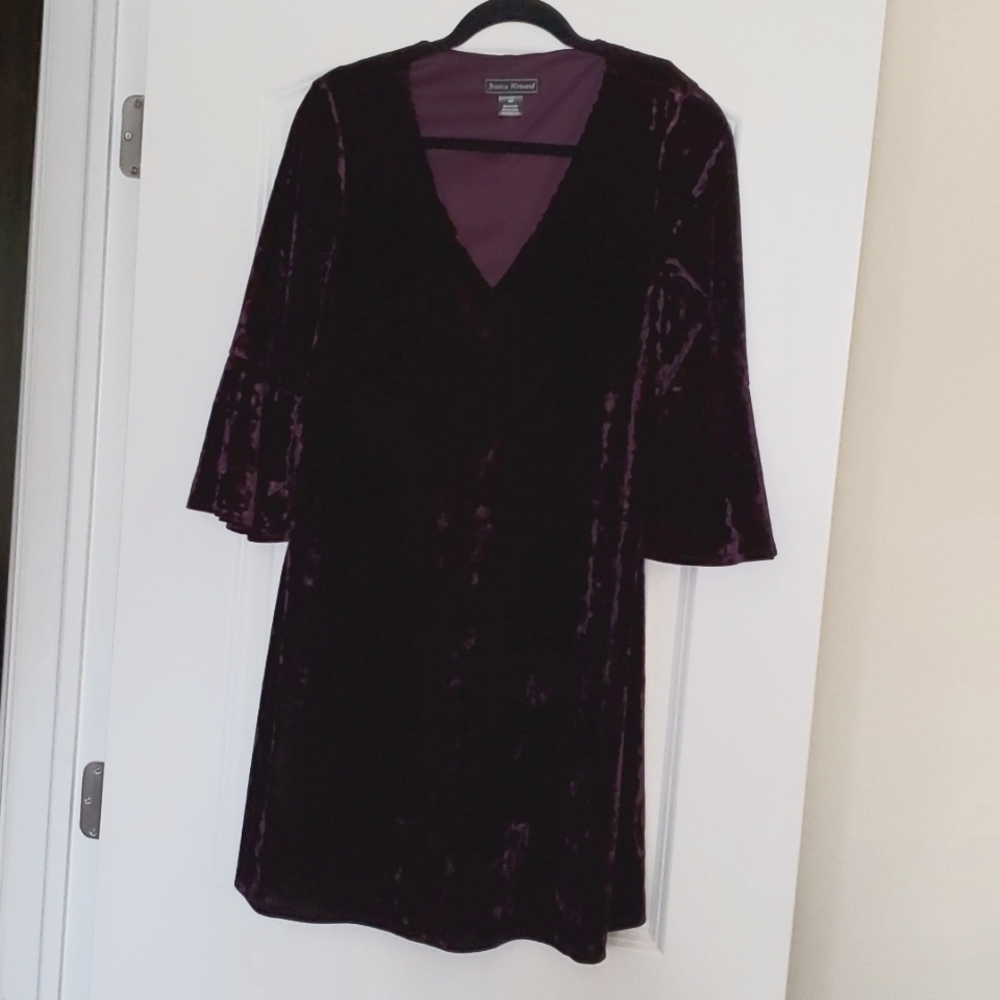 Purple velvet dress from Jessica Howard Size 14P